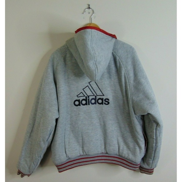 adidas Other - Vintage Adidas L Reversible Windbreaker Jacket